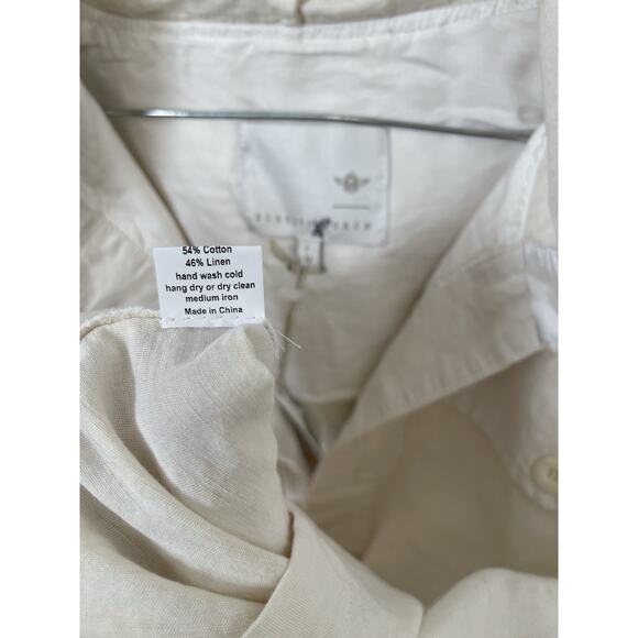 Burning Torch Italian Linen Blend Hooded Jacket Size M NWT - Picture 6 of 6